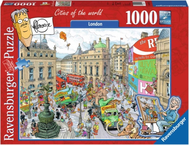 Puzzle Mestá sveta: Londýn 1000 dielikov