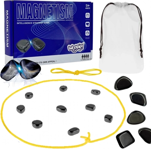 Woopie magnetická hra kamienky na šnúrke – 20 dielov