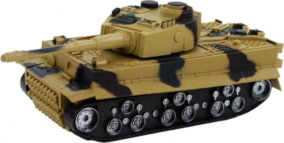 Vojenský tank so zvukom a svetlom 1:32 s trecím pohonom