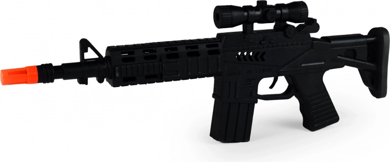 Mechanický samopal so zvukom 40 cm