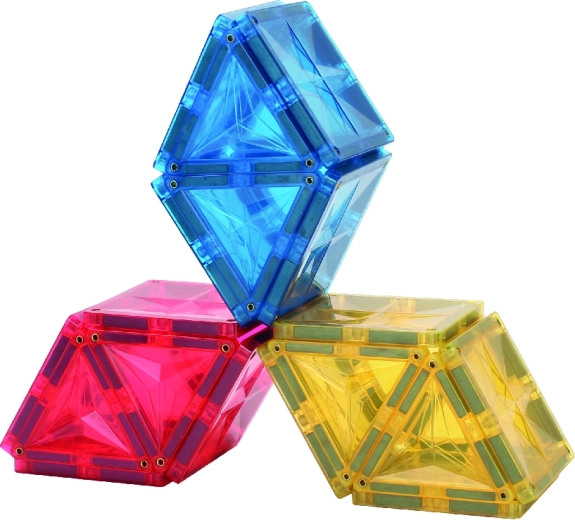 Priesvitné dieliky s magnetickým spojením