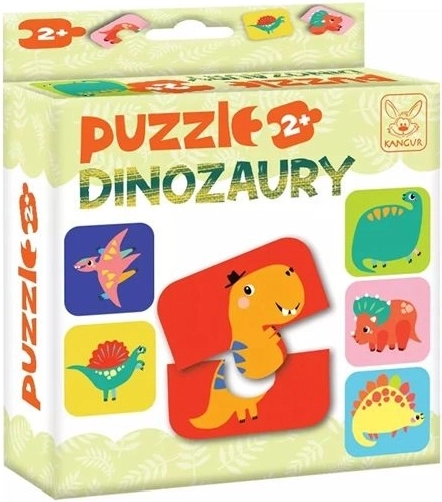 Puzzle dinosaury 2+