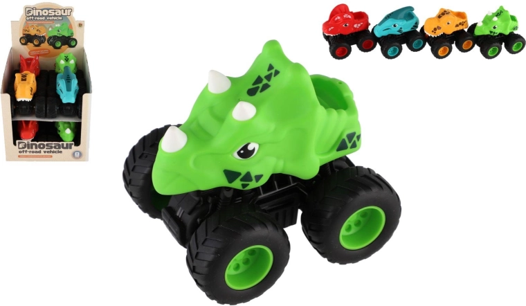 Terénne autíčko off-road dinosaurus na zotrvačník