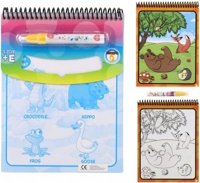 Kúzelné maľovanie so zvieratkami - omaľovánky s vodným perom