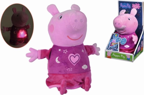 Peppa Pig plyšový usínáčik s hudbou a svetlom 25 cm