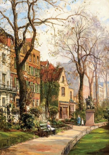 Puzzle prechádzka v parku 1500 dielikov