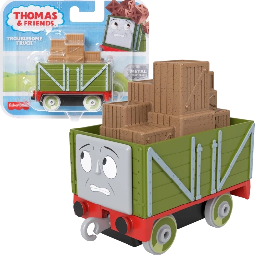 Fisher-Price Tomáš a priatelia kovový nezbedný vagónik Troublesome Truck