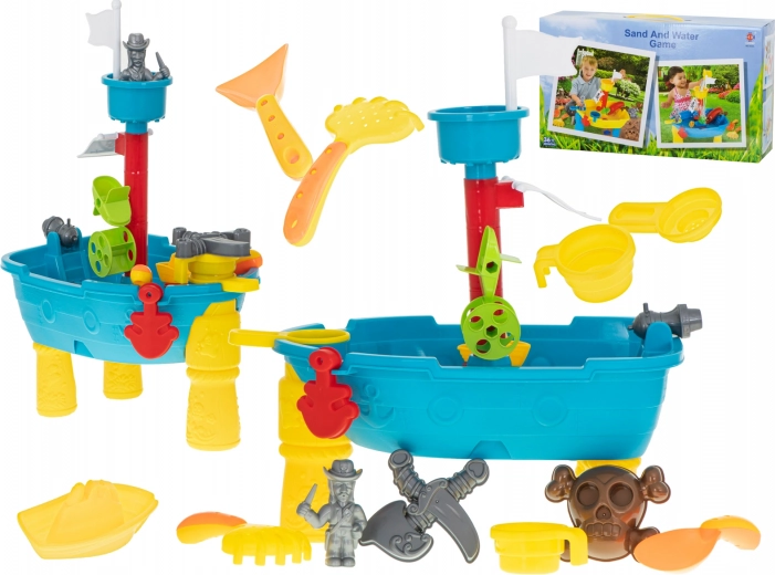 Pirátsky Lodný Herný Stôl s Pieskoviskom