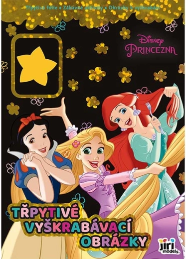 Trblietavé vyškrabávacie obrázky Princezné