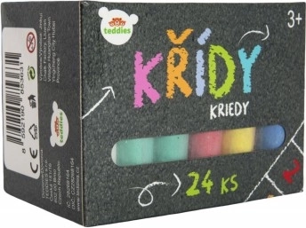 Farebné chodníkové kriedy 24 ks v krabičke