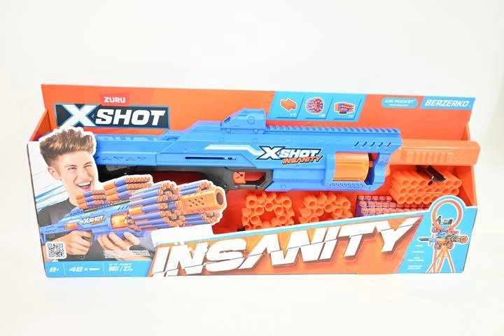 ZURU X-Shot Insanity Berzerko penový blaster na šípky