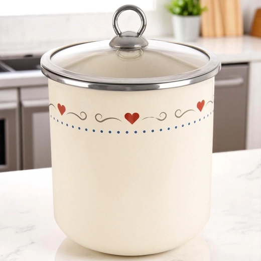 Priehľadné sklenené veko pre okamžitý prehľad