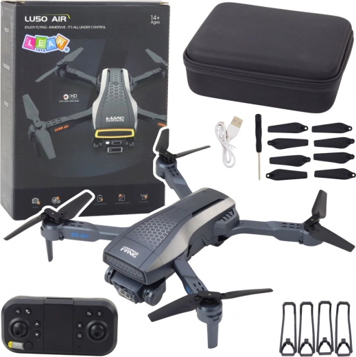Dron LU50 Air s dvojitou HD kamerou a LED svetlami
