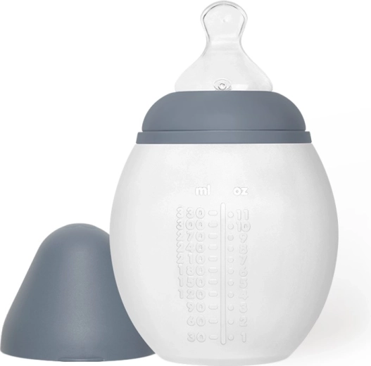 Élhée antikoliková dojčenská fľaša 330 ml blue grey