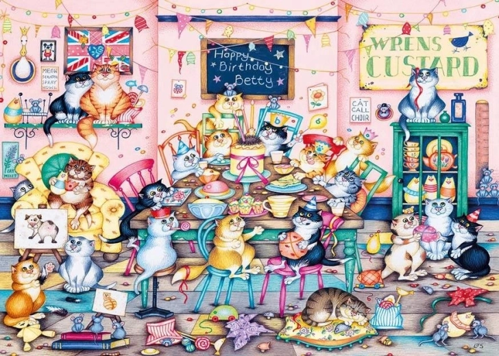 Puzzle GIBSONS Betty má narodeniny 1000 dielikov