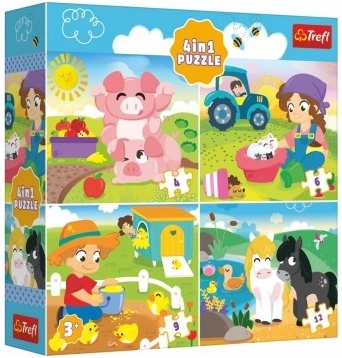 Zviera na farme Puzzle