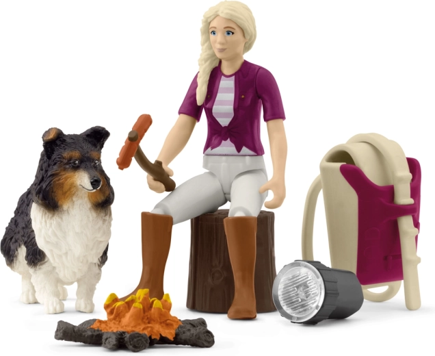 Schleich Pocket Set: Sofiino táborenie s opekaním