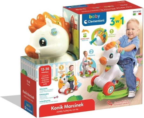 Interaktívny koník Marcinek 3v1 CLE BABY