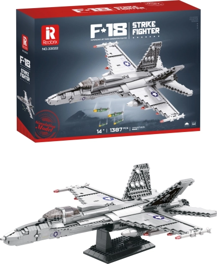 Stavebnica stíhačky F-18 – 1387 dielov