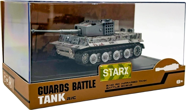 STARX RC tank 2,4 GHz sivý