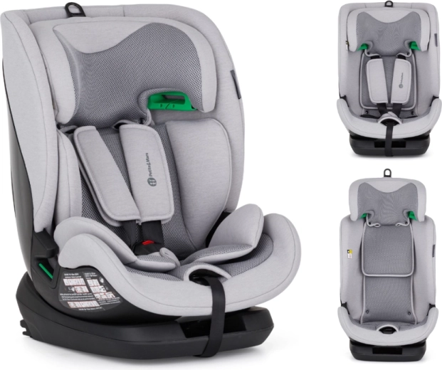 Petite&Mars autosedačka Prime Pro i-Size gentle grey air 76–150 cm (9–36 kg)