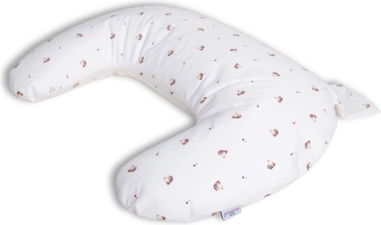 Babymatex vankúš na dojčenie a polohovací miniRelax Jersey 150 cm medvedík