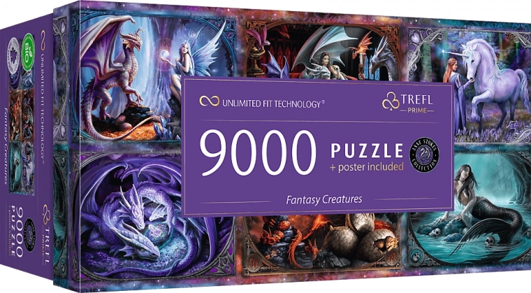 TREFL Puzzle Fantastické bytosti 9000 dielov