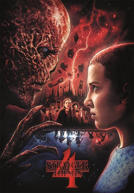 Puzzle Stranger Things 4. séria: El 1000 dielikov