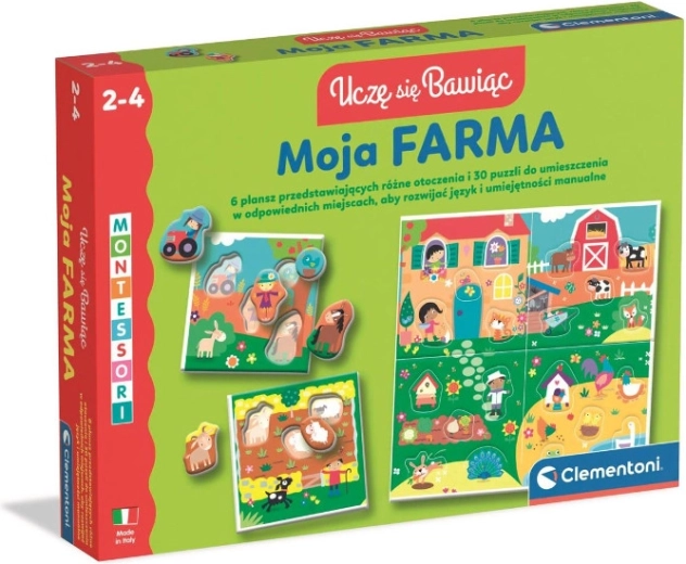 Clementoni Moja farma – interaktívna vzdelávacia sada pre deti