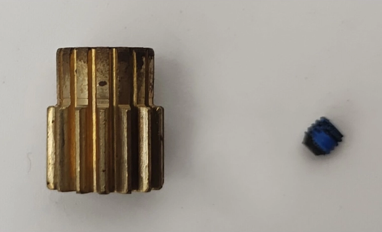 Pastorok motora Tiger 15T pre hriadeľ 3,17 mm