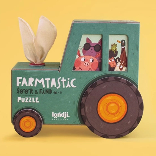Londji puzzle Farmtastic (36 dielikov)