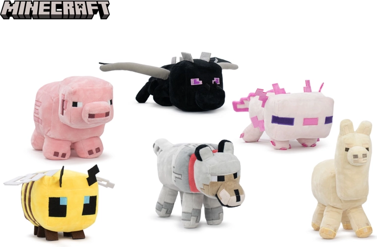 Minecraft plyšová postavička 30 cm (mix 6 variantov)