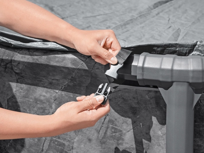 Bezpečné uchytenie proti vetru