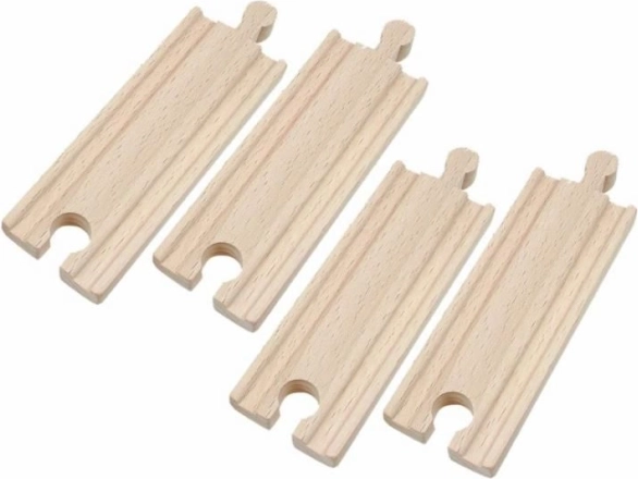 Sada koľajníc pre vláčikodráhu 11 cm – 4 kusy