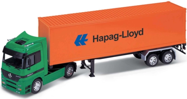 Welly ťahač s prívesom Mercedes-Benz Actros