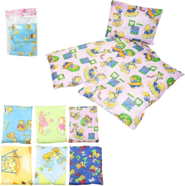 Set do postieľky alebo kolísky s motívom medvedíkov