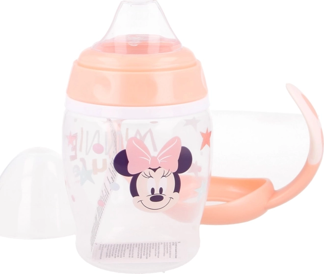 Šálka s uchami a silikónovým náustkom Minnie 270ml