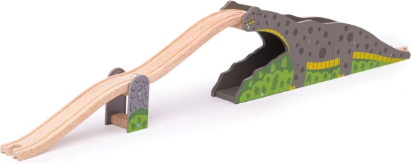 Dinosauří most Bigjigs Rail pre drevené vláčkodráhy