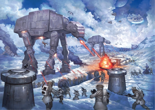 Puzzle Star Wars: Bitka o planétu Hoth 1000 dielikov