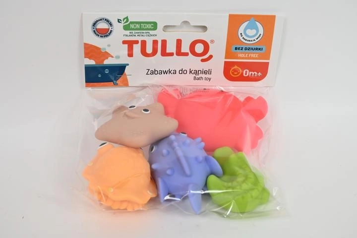 Farebné kúpeľové zvieratká bez otvorov – sada 5 ks