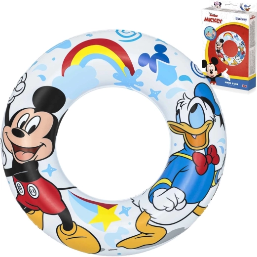 Nafukovací plavecký kruh Mickey & Friends, priemer 56 cm