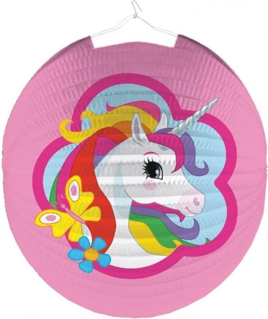 Lampión s motívom jednorožca