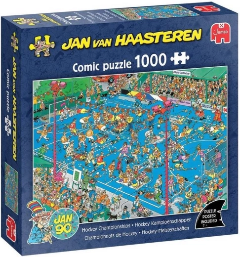 Jumbo Jan van Haasteren puzzle Hokejový šampionát 1000 dielikov