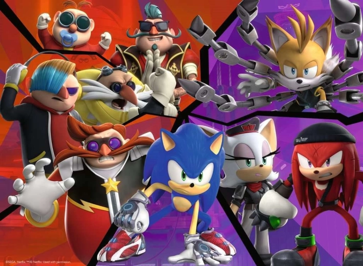 Puzzle 100 dielikov Sonic Prime