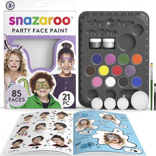 Snazaroo veľká sada farieb na tvár Party Pack