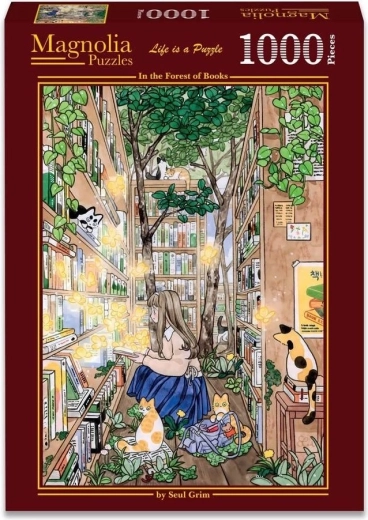 Puzzle Magnolia V lese kníh 1000 dielikov