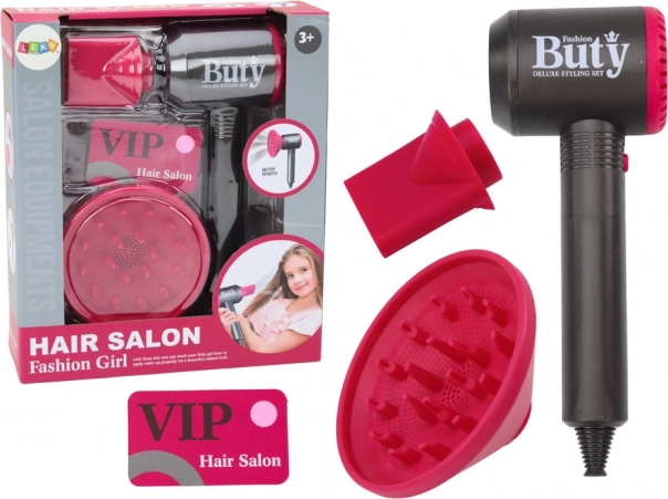 Hračka fén Difuzér Nafukovací vlasový styling pre deti