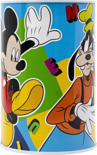 Pokladnička Disney Mickey Mouse valec 10 × 15 cm – 1 kus