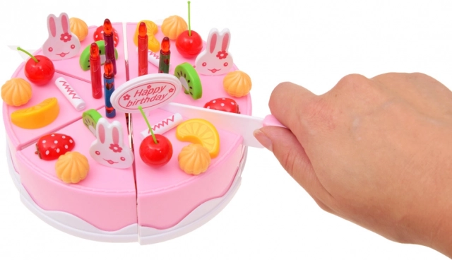 Torta na krájanie so suchým zipsom