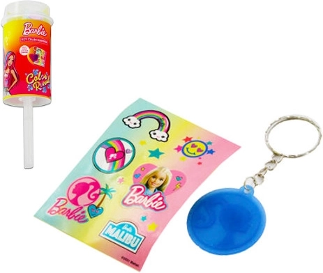 barbie prívesok meniaci farby
